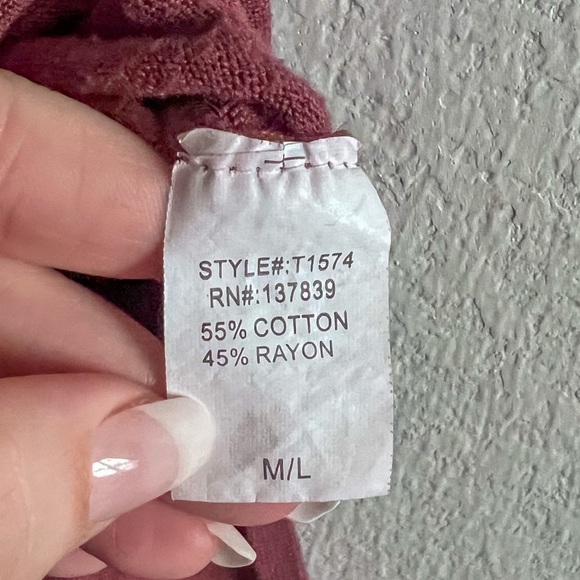 Altar’d State Red Oversized Sweater - Picture 3 of 7